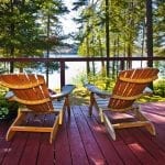 Lakefront Adirondack chairs | New York Rental By Owner