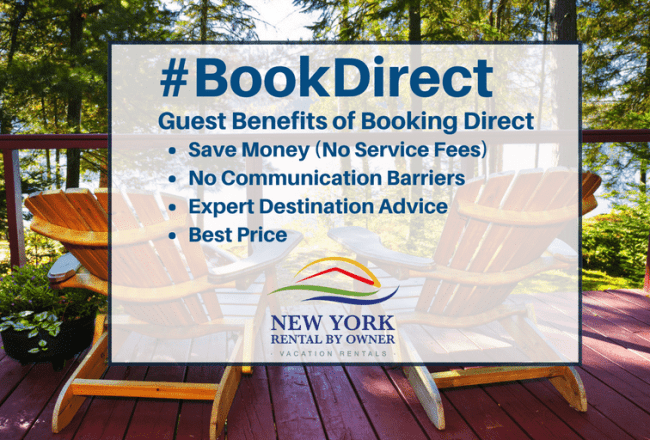 BookDirect to Avoid Booking Fees On Your Next Vacation Rental! 13 Book Direct No Service Fees New York Rental By Owner