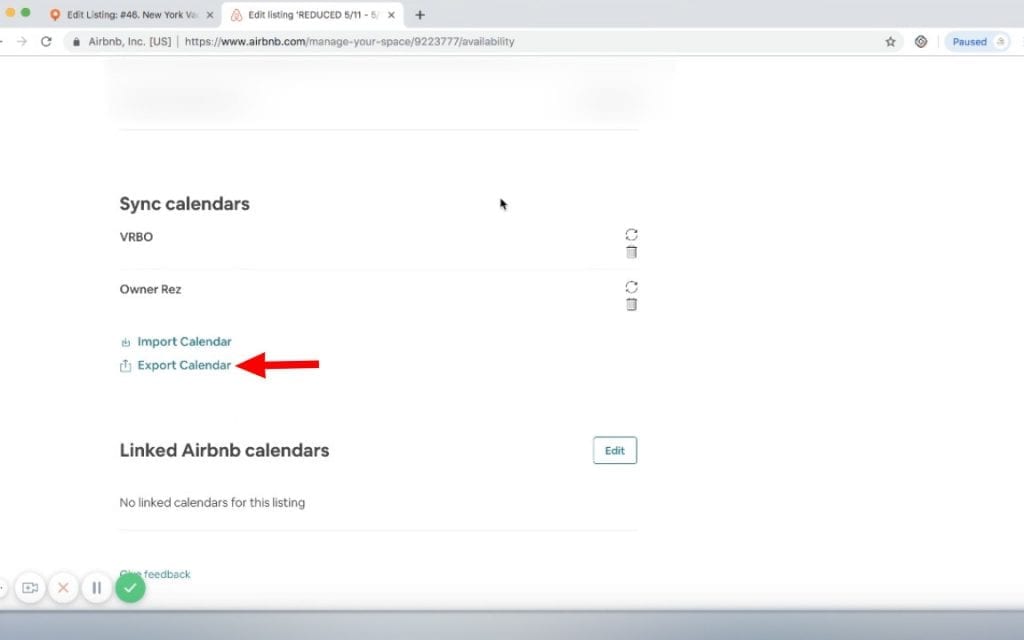 Sync Calendars with New York Rental by Owner