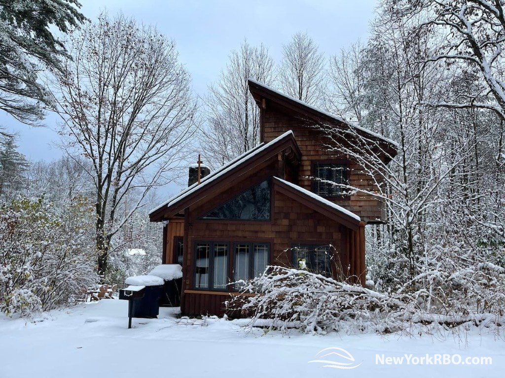 Experience Winter Magic In Lake George, New York 8 Charming Rustic Cabin in the Woods Lake George NY Vacation Rental