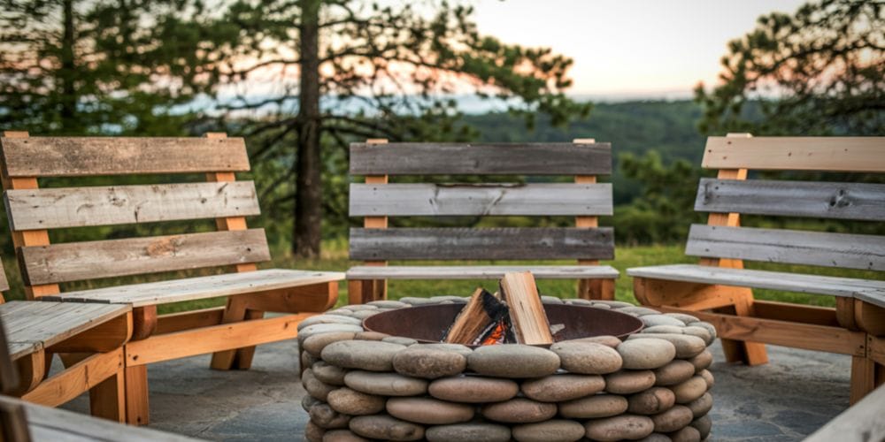 Essential Cabin Amenities - Fire Pit