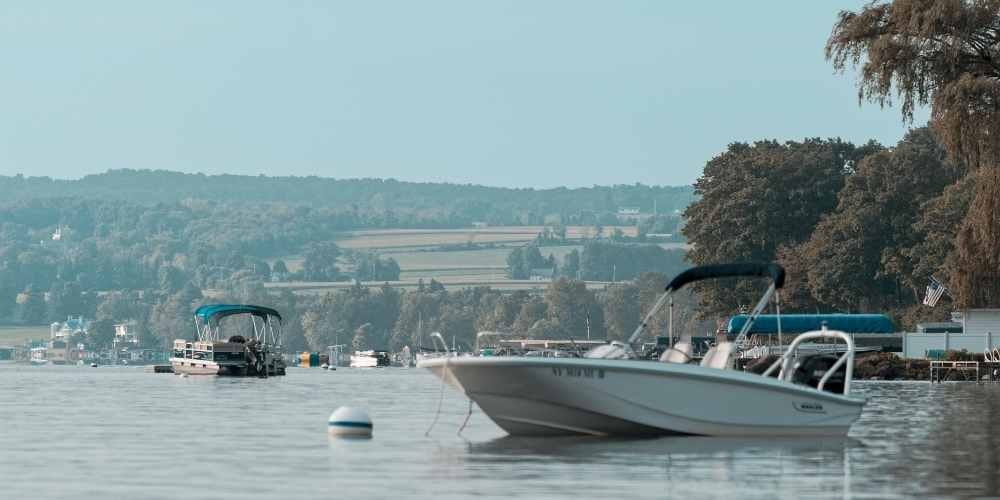 Dock and boat access on Otisco Lake in New York for a relaxing getaway
