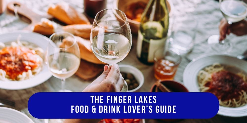 Finger Lakes food and drink guide – wine tasting at local vineyard