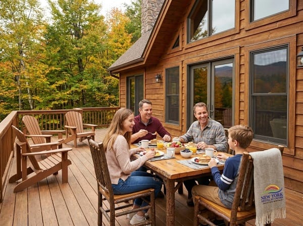 cabins vs hotels in new york for families cabin deck scene