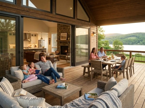 Best Vacation Rentals in New York for Families, Couples, and Groups 3 best vacation rentals in new york for families lakeview deck